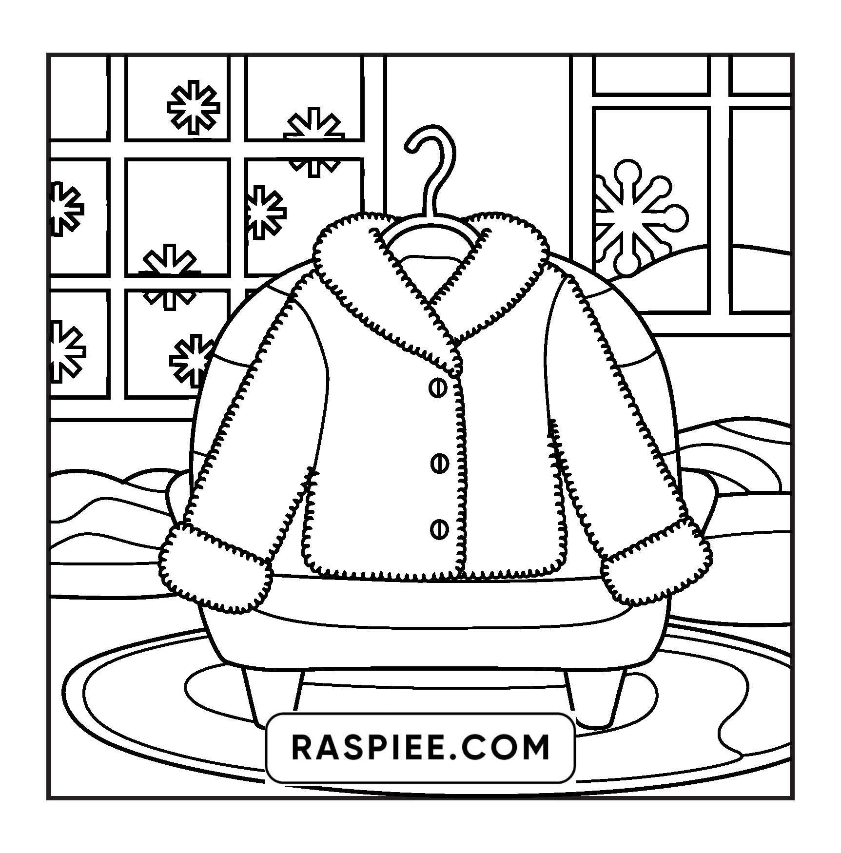 126 Bold and Easy Cozy Winter Coloring Pages