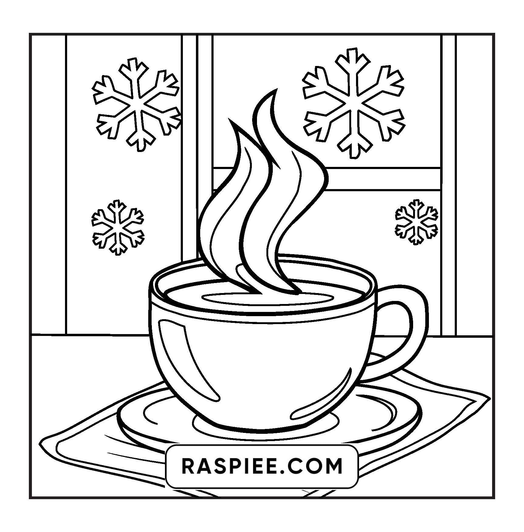 126 Bold and Easy Cozy Winter Coloring Pages
