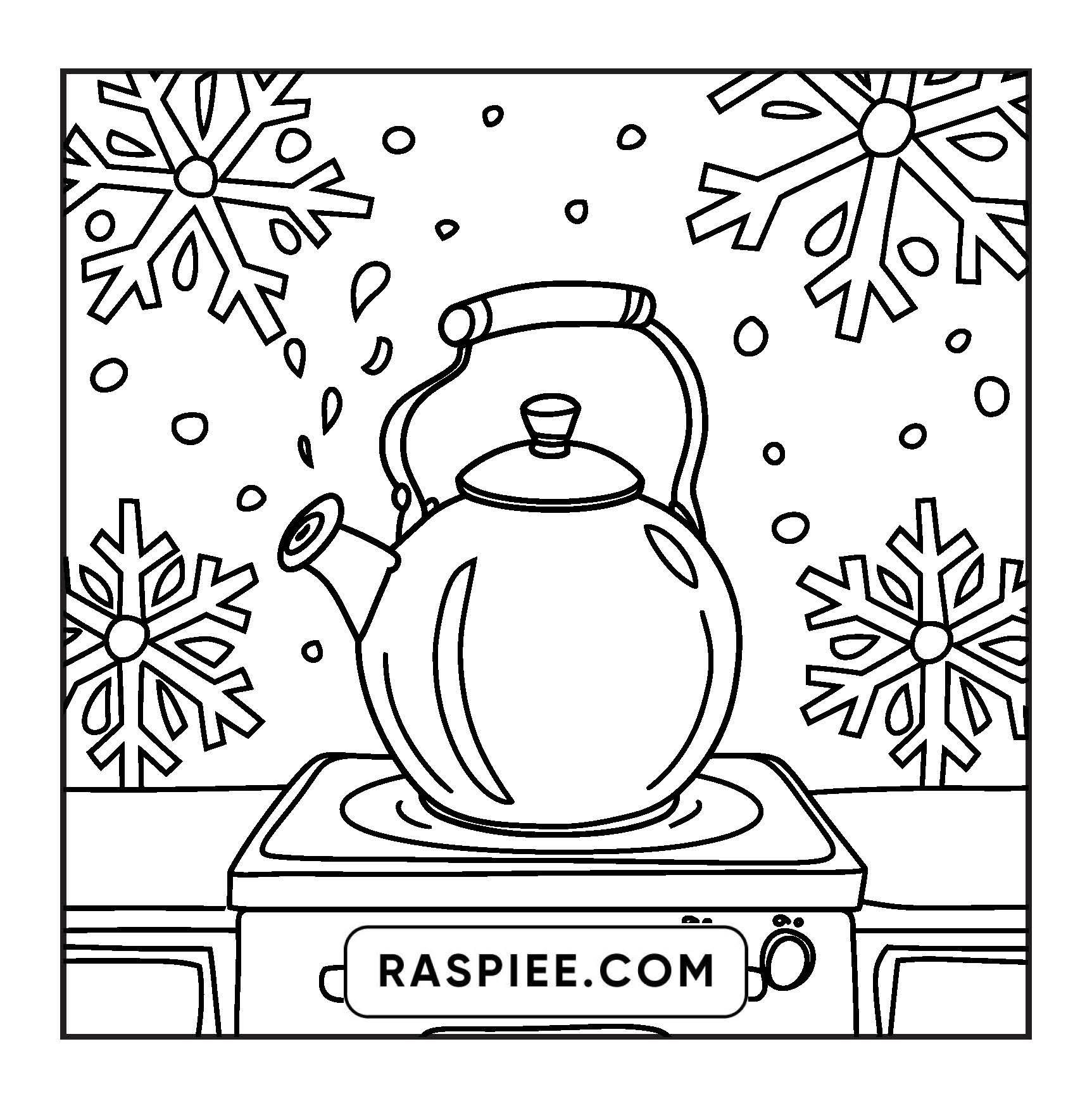 126 Bold and Easy Cozy Winter Coloring Pages