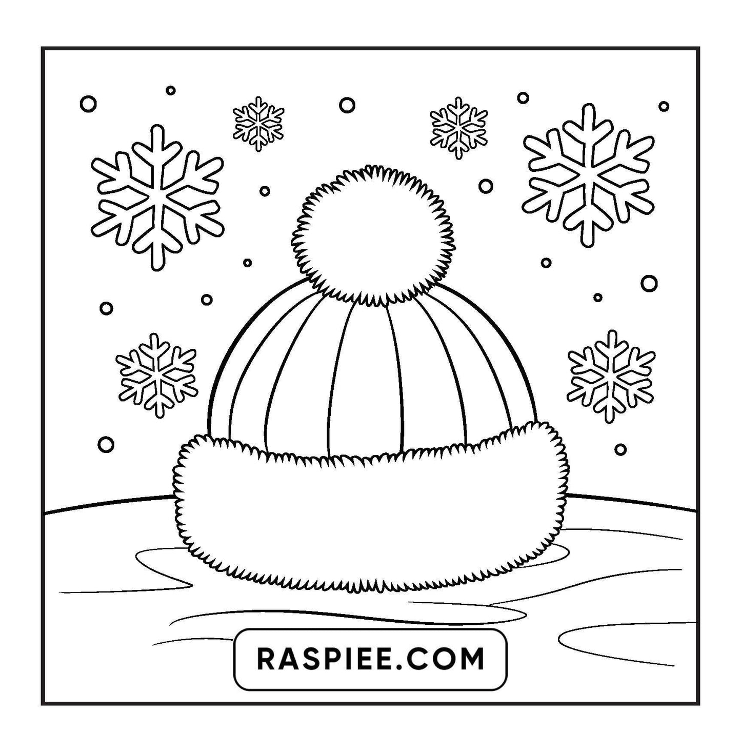 126 Bold and Easy Cozy Winter Coloring Pages