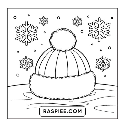 126 Bold and Easy Cozy Winter Coloring Pages
