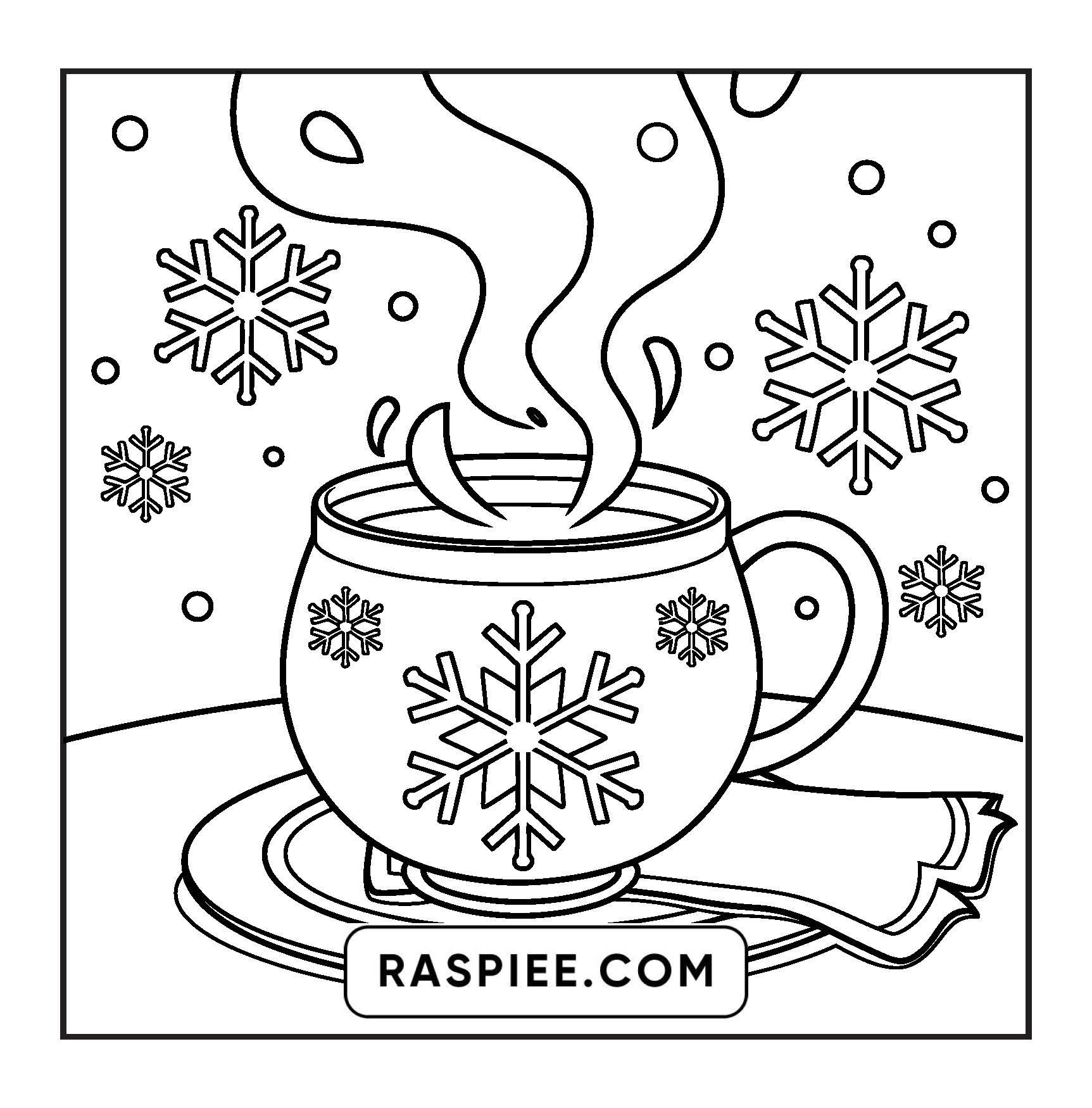 126 Bold and Easy Cozy Winter Coloring Pages