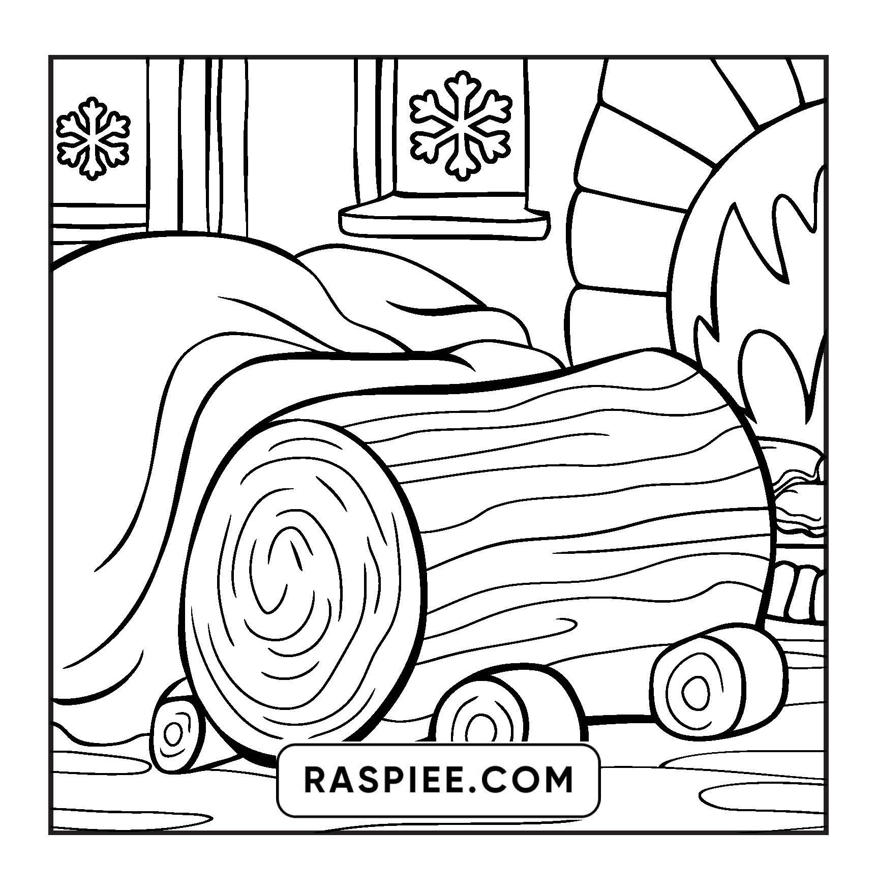 126 Bold and Easy Cozy Winter Coloring Pages