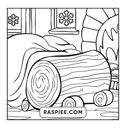 126 Bold and Easy Cozy Winter Coloring Pages
