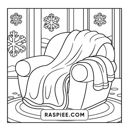 126 Bold and Easy Cozy Winter Coloring Pages