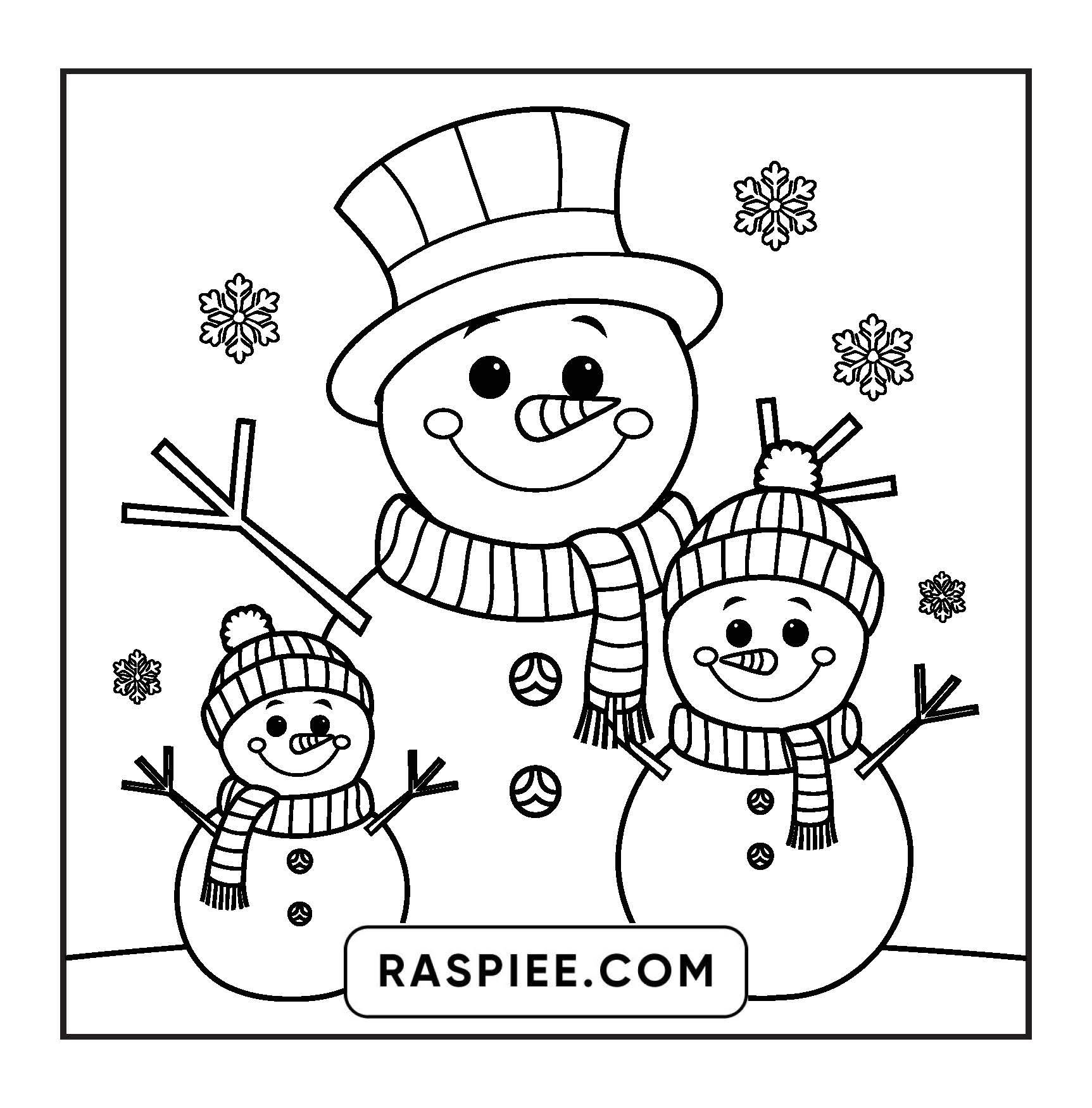 126 Bold and Easy Cozy Winter Coloring Pages