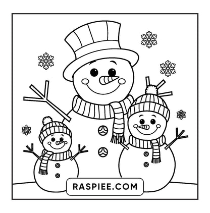 126 Bold and Easy Cozy Winter Coloring Pages