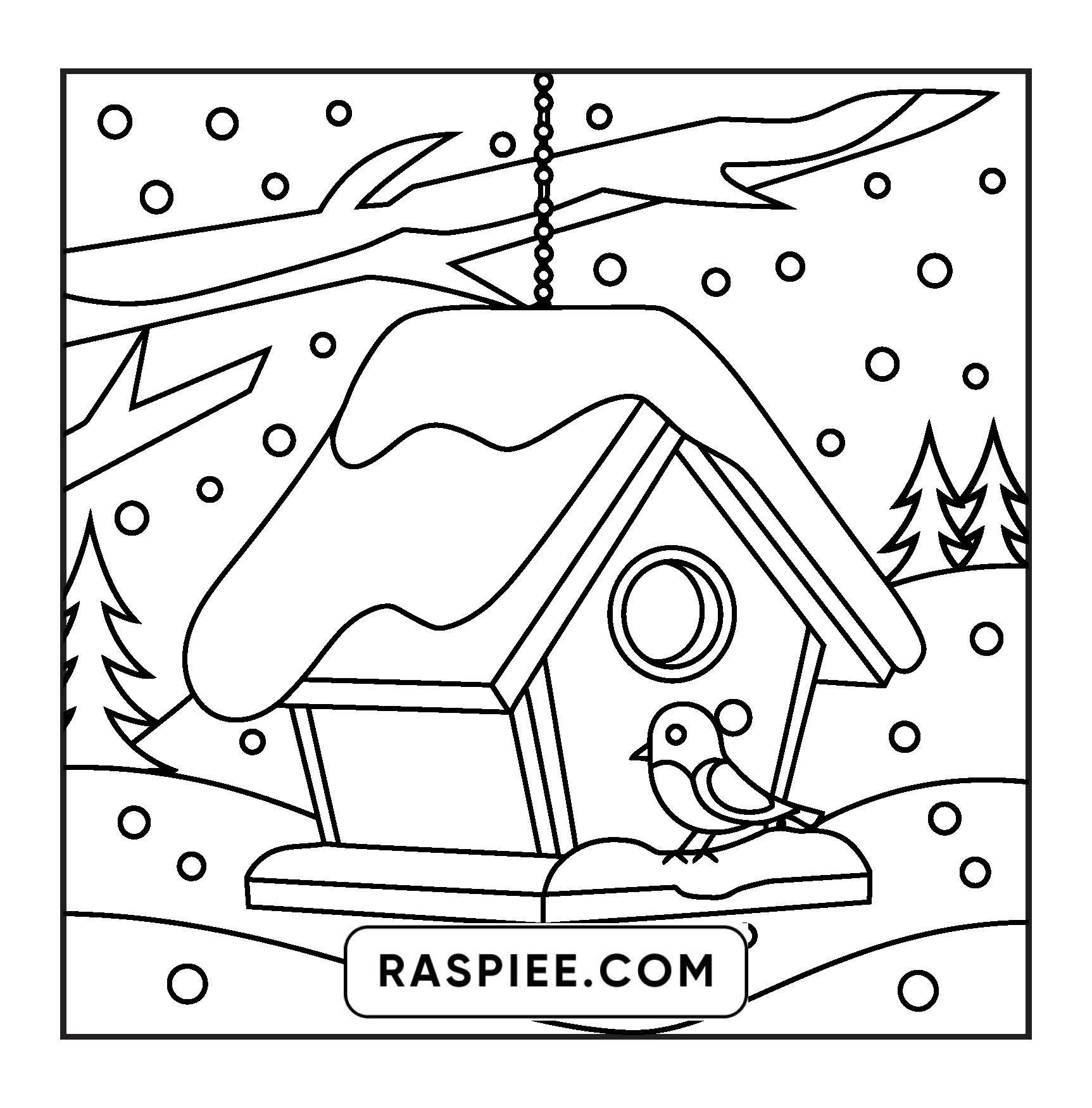 126 Bold and Easy Cozy Winter Coloring Pages