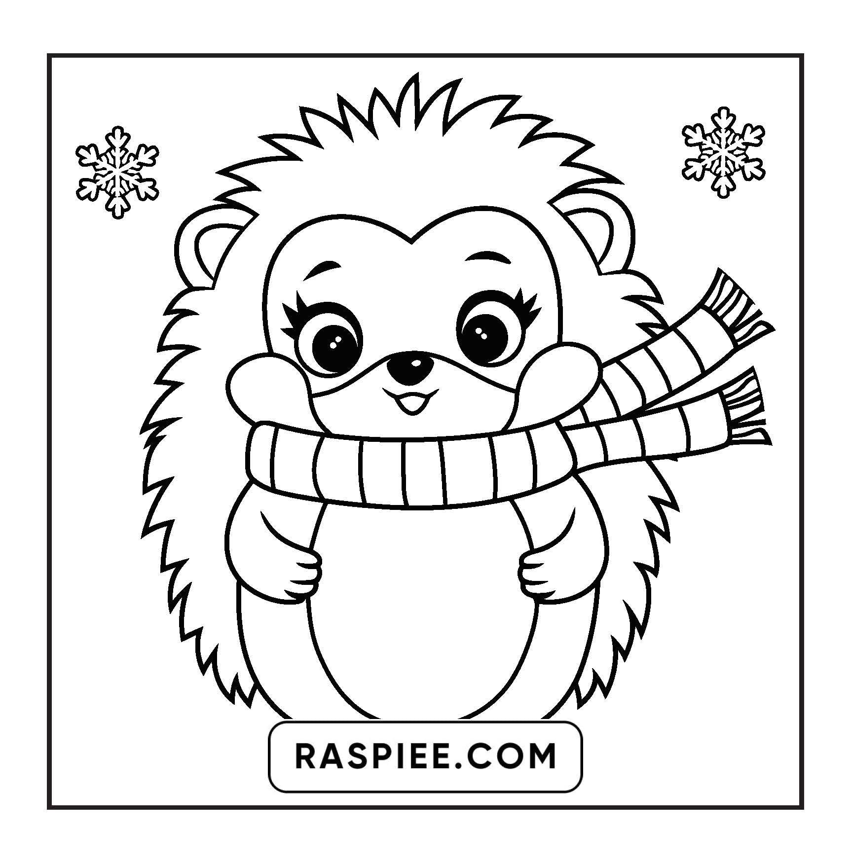 126 Bold and Easy Cozy Winter Coloring Pages