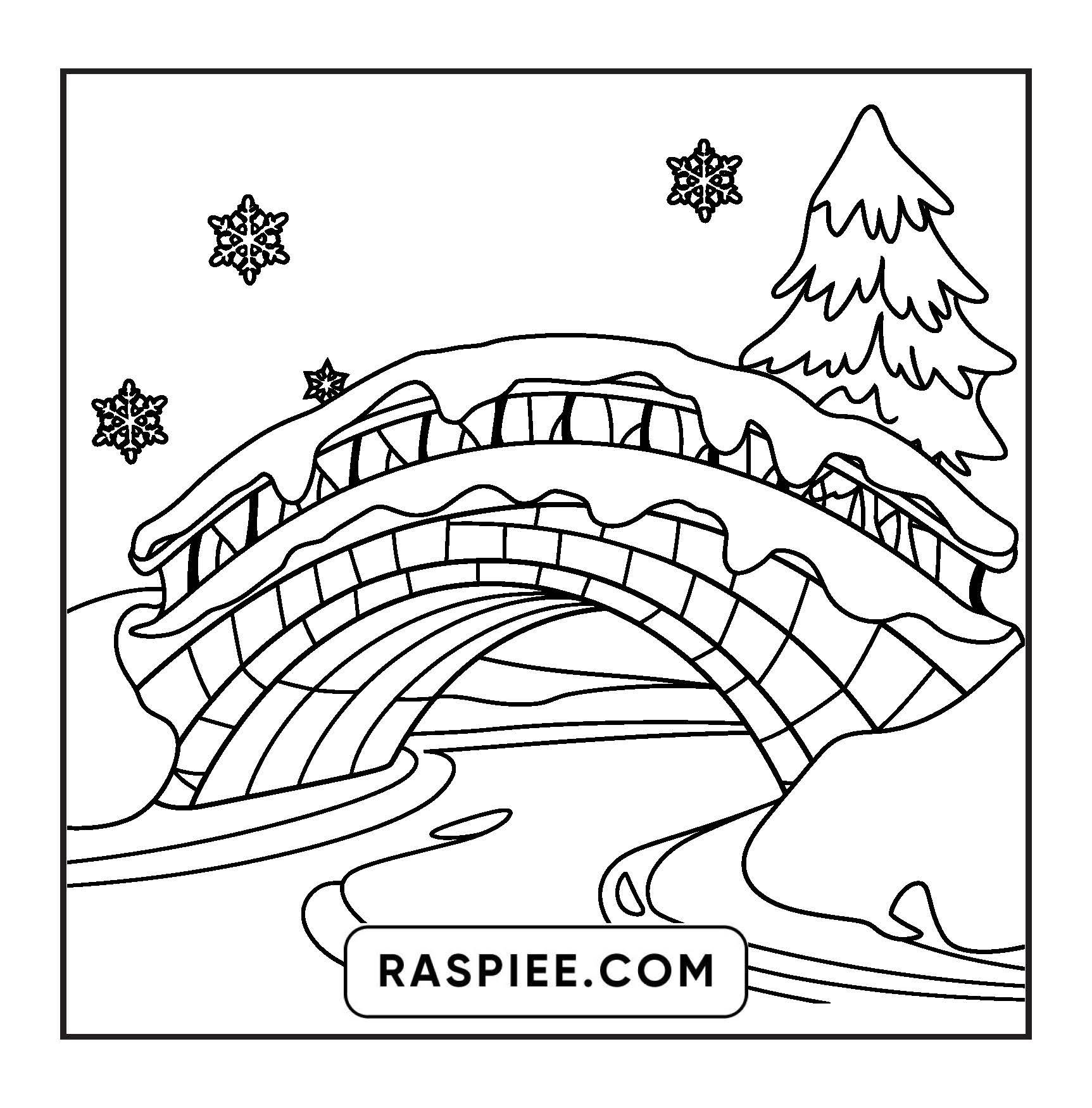 126 Bold and Easy Cozy Winter Coloring Pages