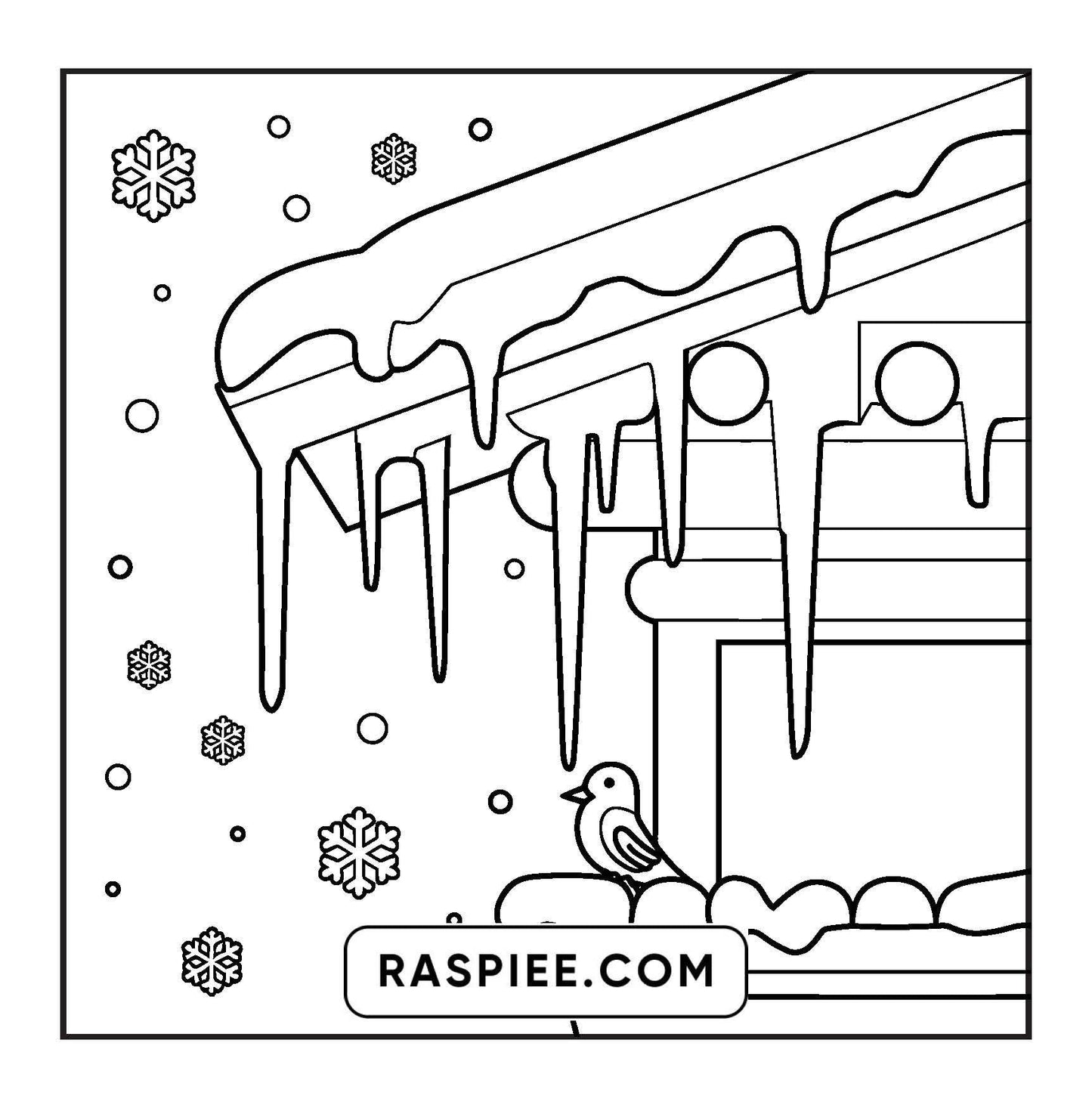 126 Bold and Easy Cozy Winter Coloring Pages