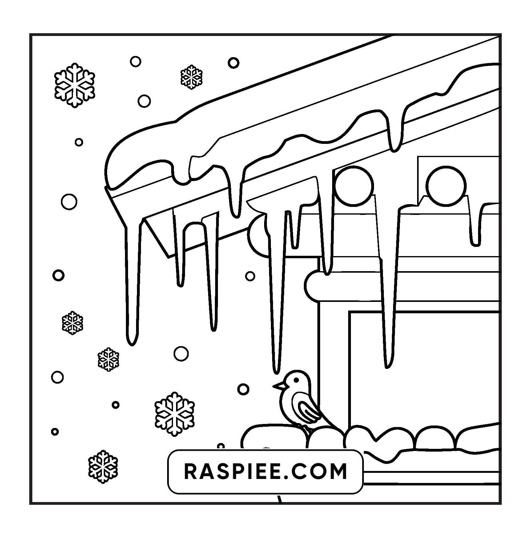 126 Bold and Easy Cozy Winter Coloring Pages