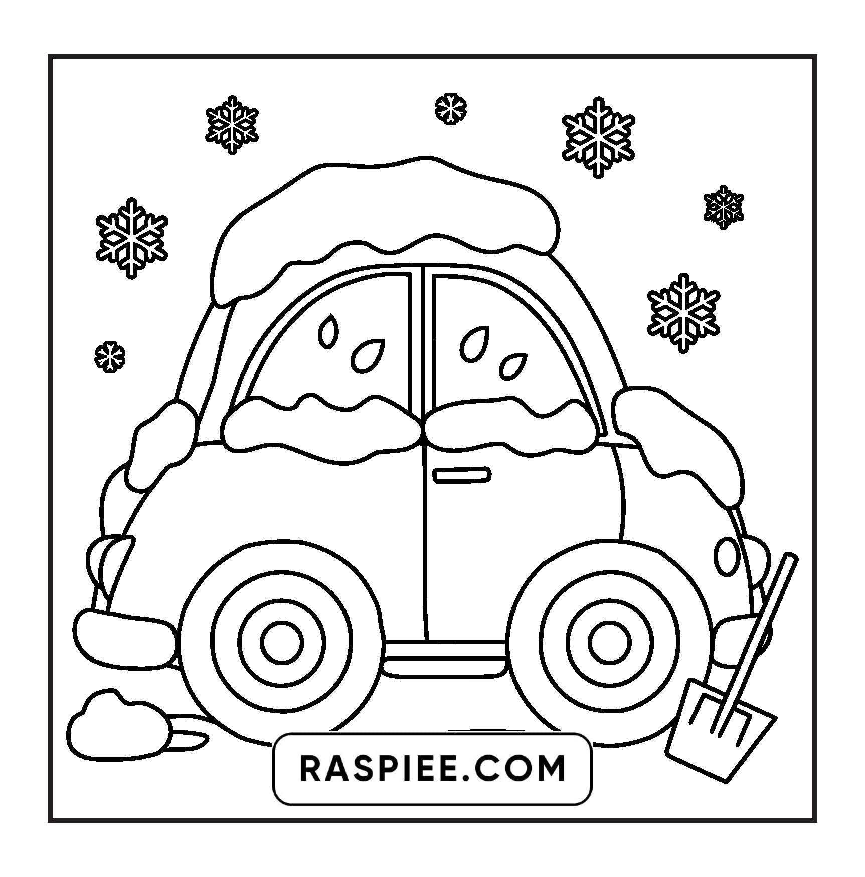 126 Bold and Easy Cozy Winter Coloring Pages
