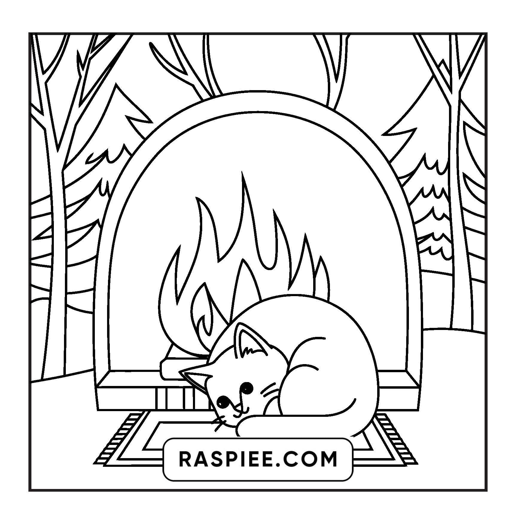 126 Bold and Easy Cozy Winter Coloring Pages