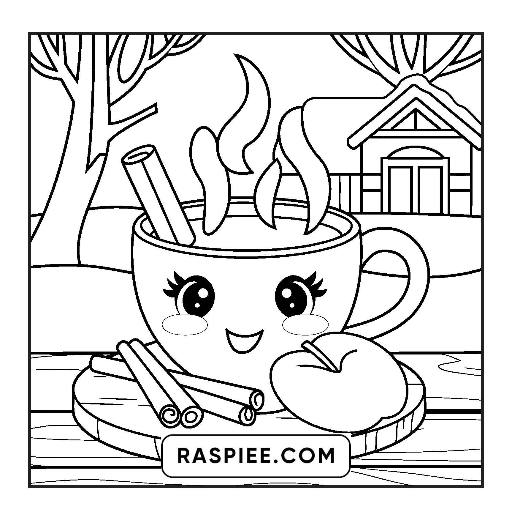 126 Bold and Easy Cozy Winter Coloring Pages