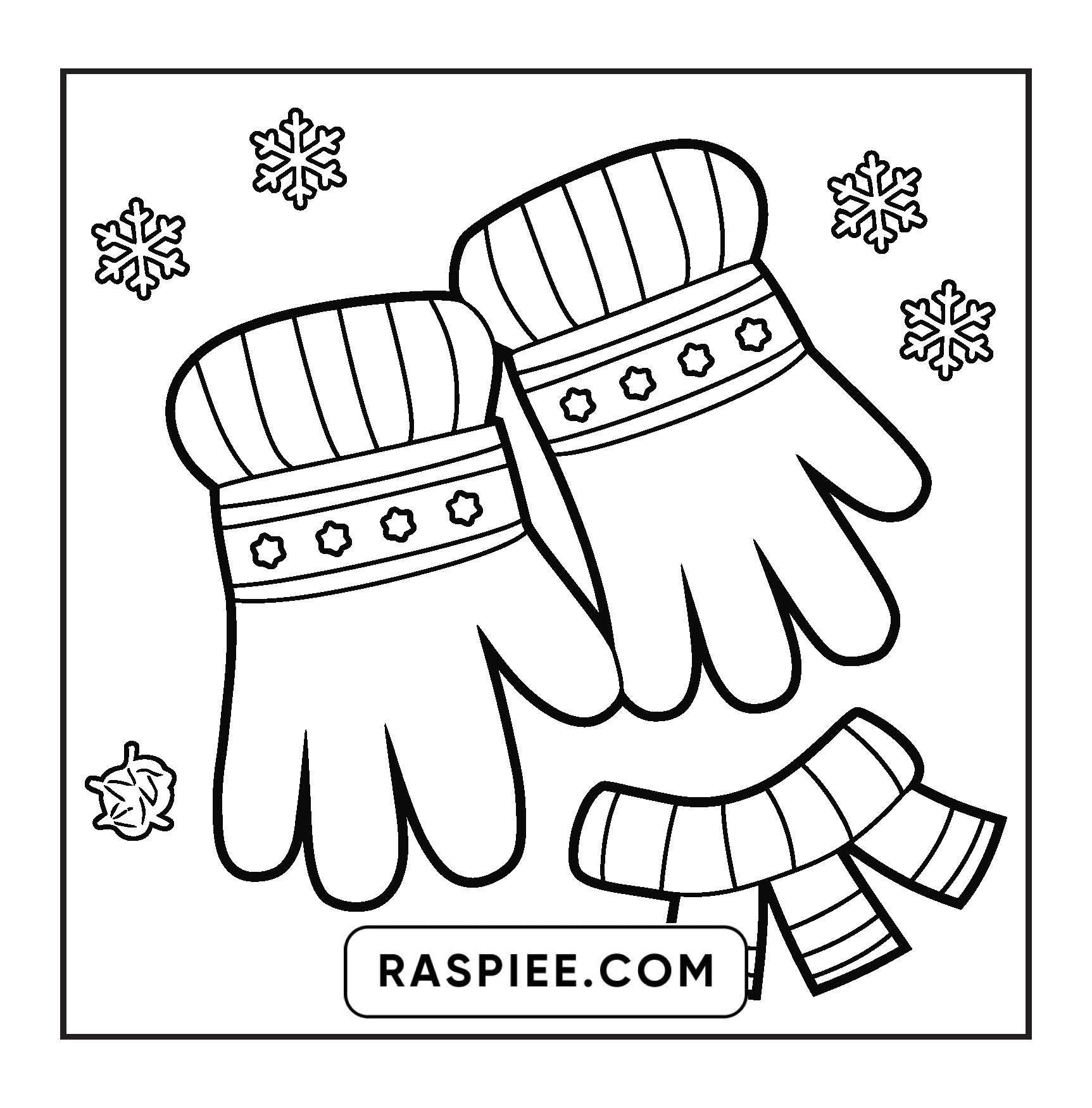 126 Bold and Easy Cozy Winter Coloring Pages