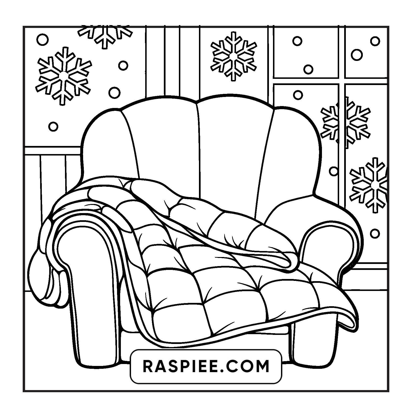 126 Bold and Easy Cozy Winter Coloring Pages