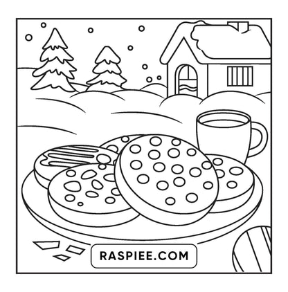 126 Bold and Easy Cozy Winter Coloring Pages