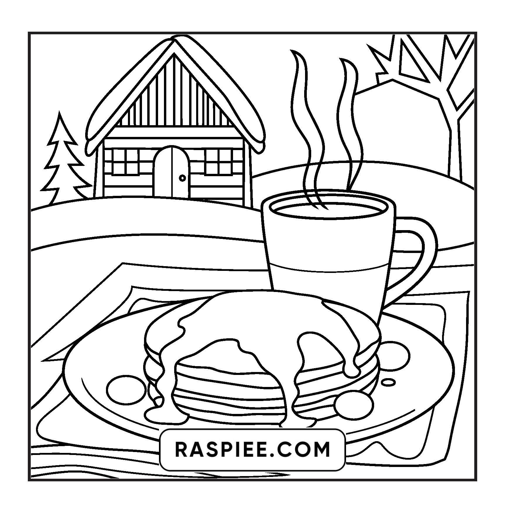 126 Bold and Easy Cozy Winter Coloring Pages