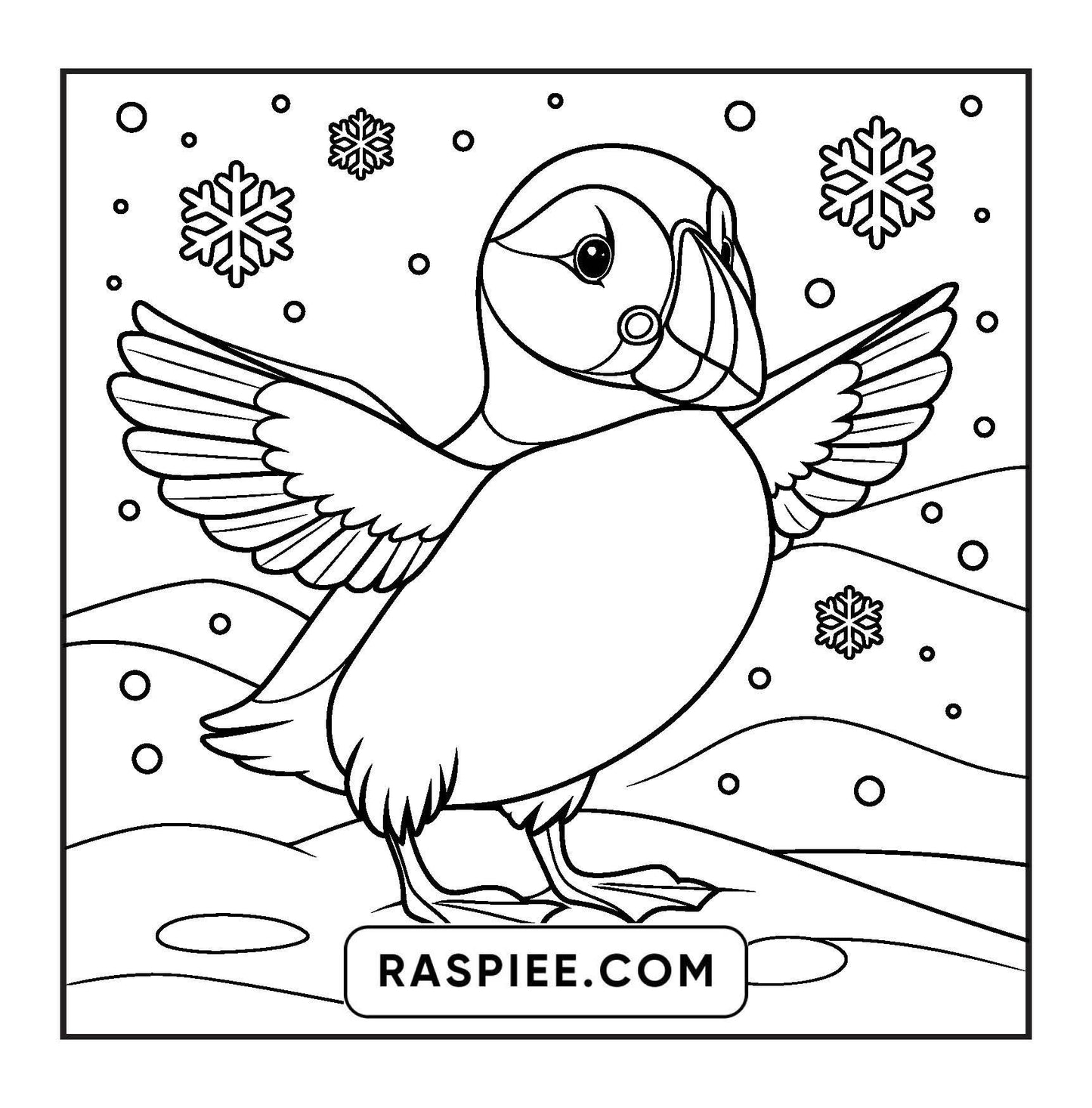 126 Bold and Easy Cozy Winter Coloring Pages
