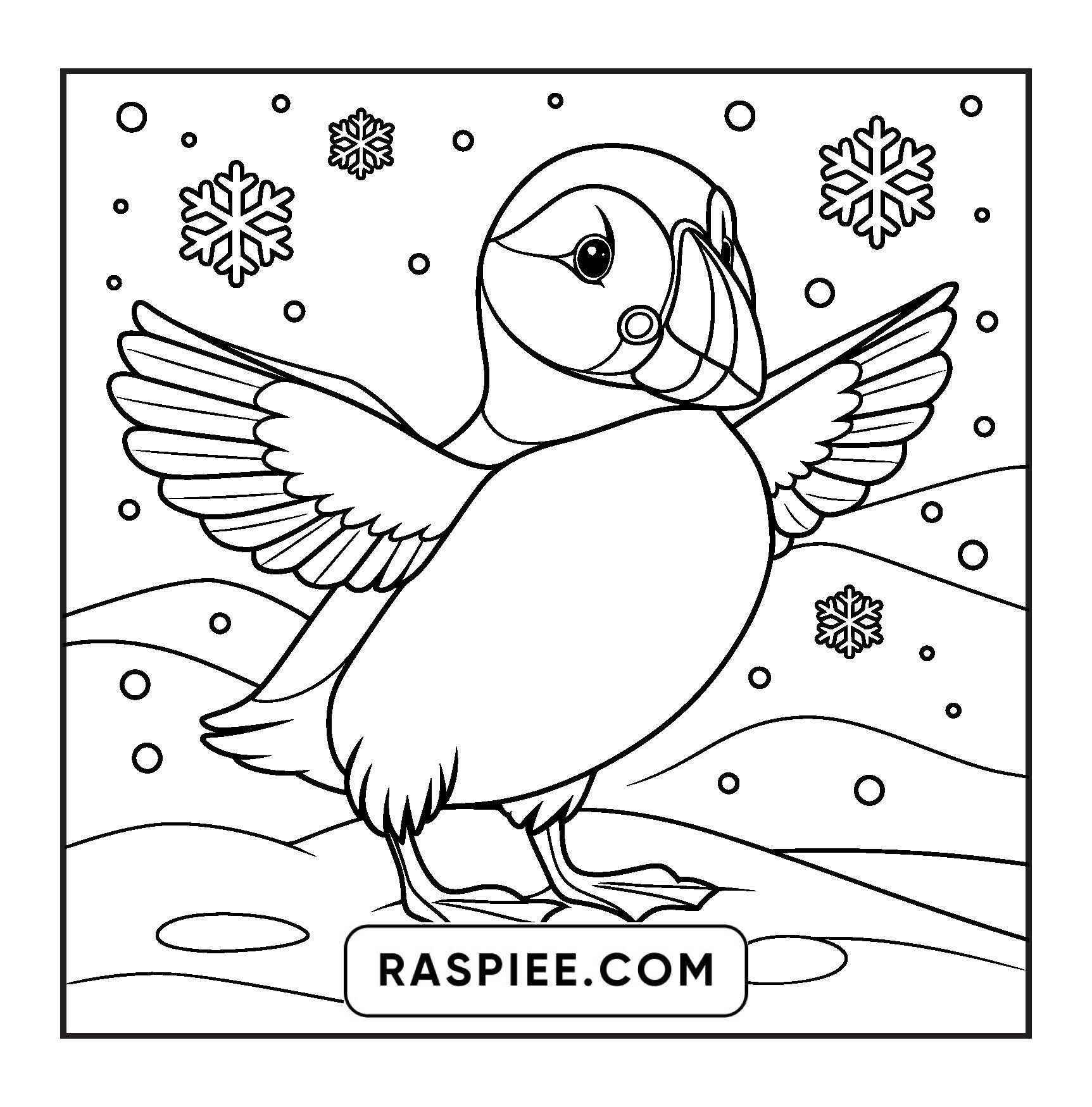 126 Bold and Easy Cozy Winter Coloring Pages