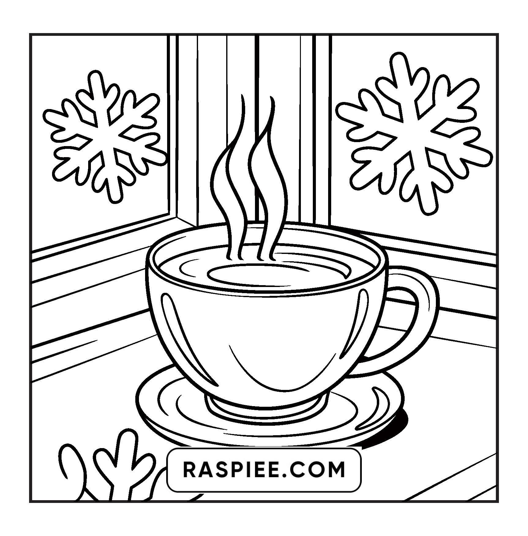 126 Bold and Easy Cozy Winter Coloring Pages