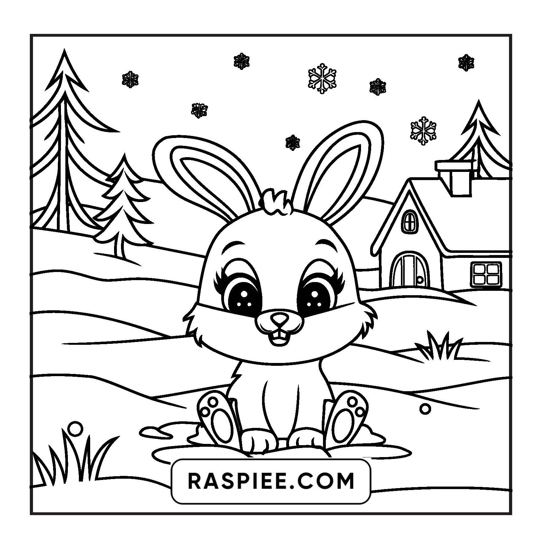 126 Bold and Easy Cozy Winter Coloring Pages
