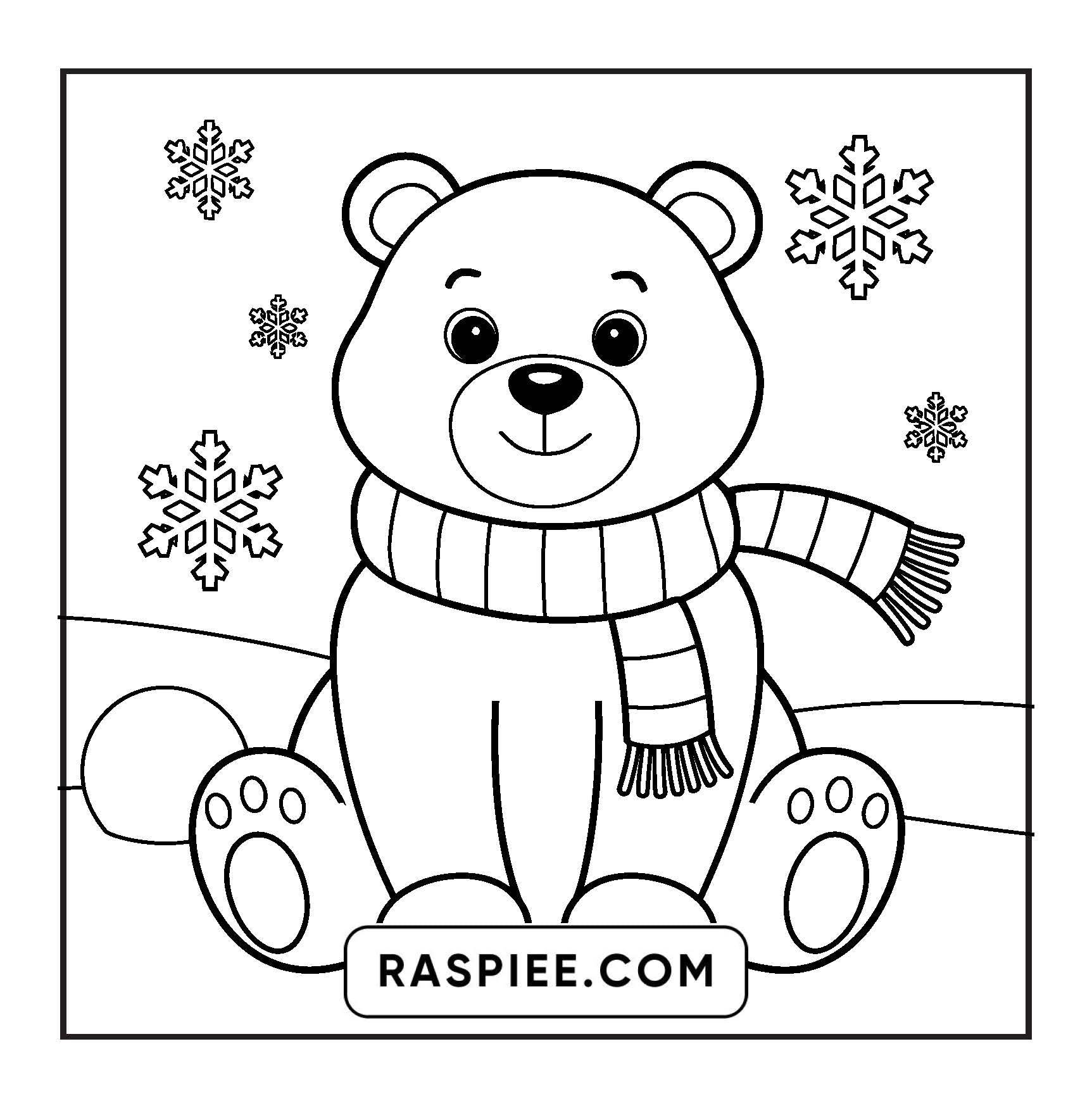126 Bold and Easy Cozy Winter Coloring Pages