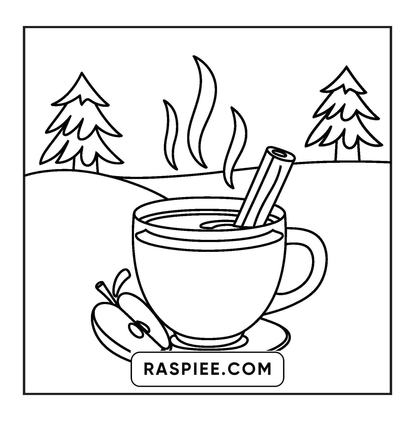 126 Bold and Easy Cozy Winter Coloring Pages
