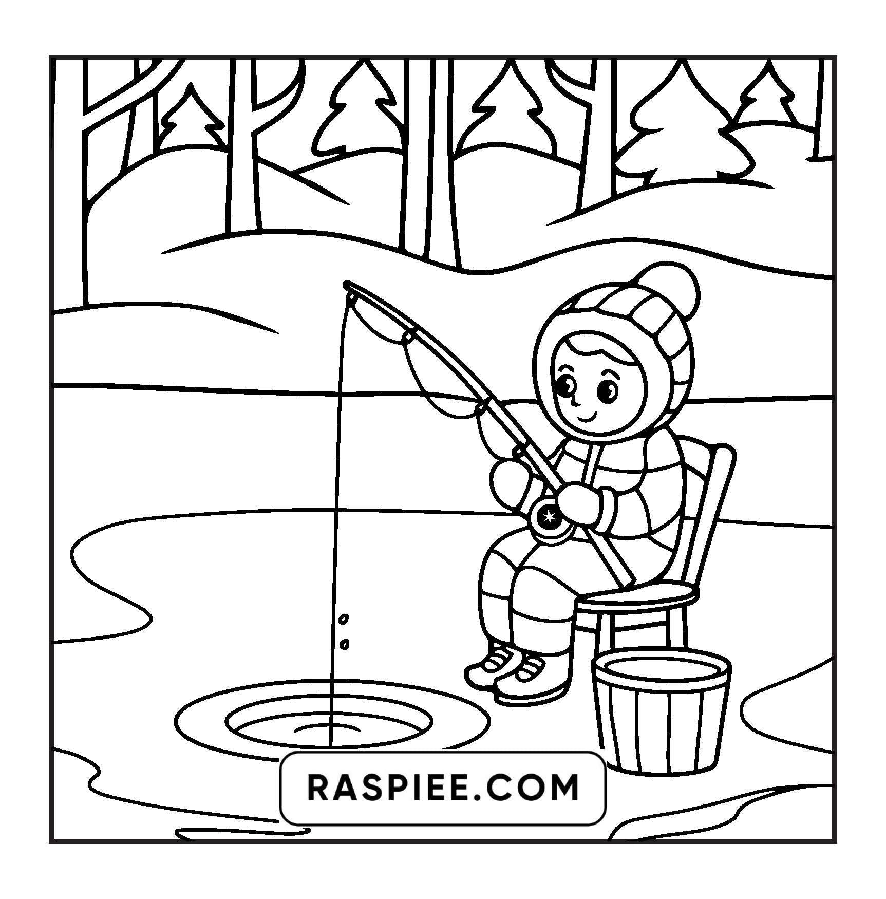 126 Bold and Easy Cozy Winter Coloring Pages