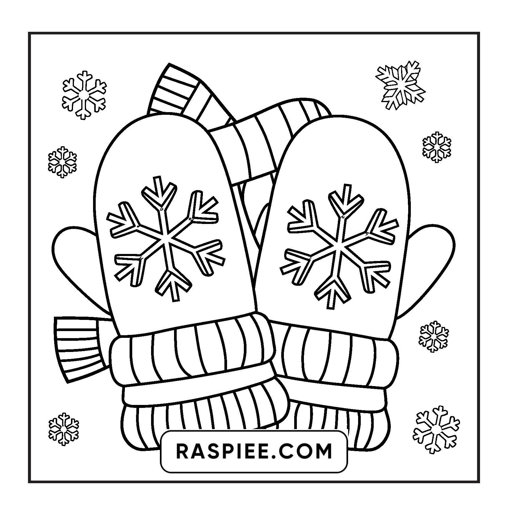 126 Bold and Easy Cozy Winter Coloring Pages