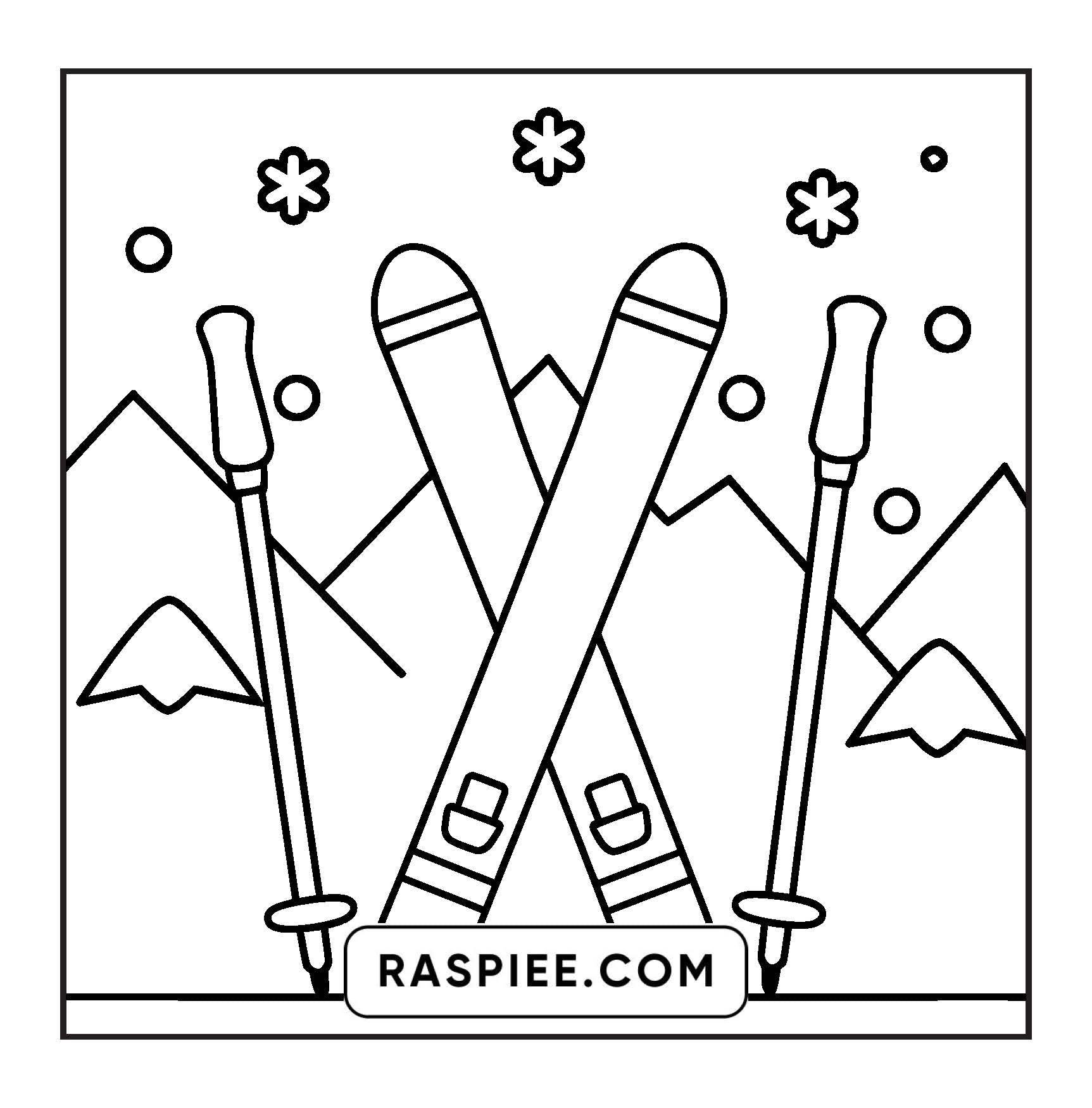 126 Bold and Easy Cozy Winter Coloring Pages