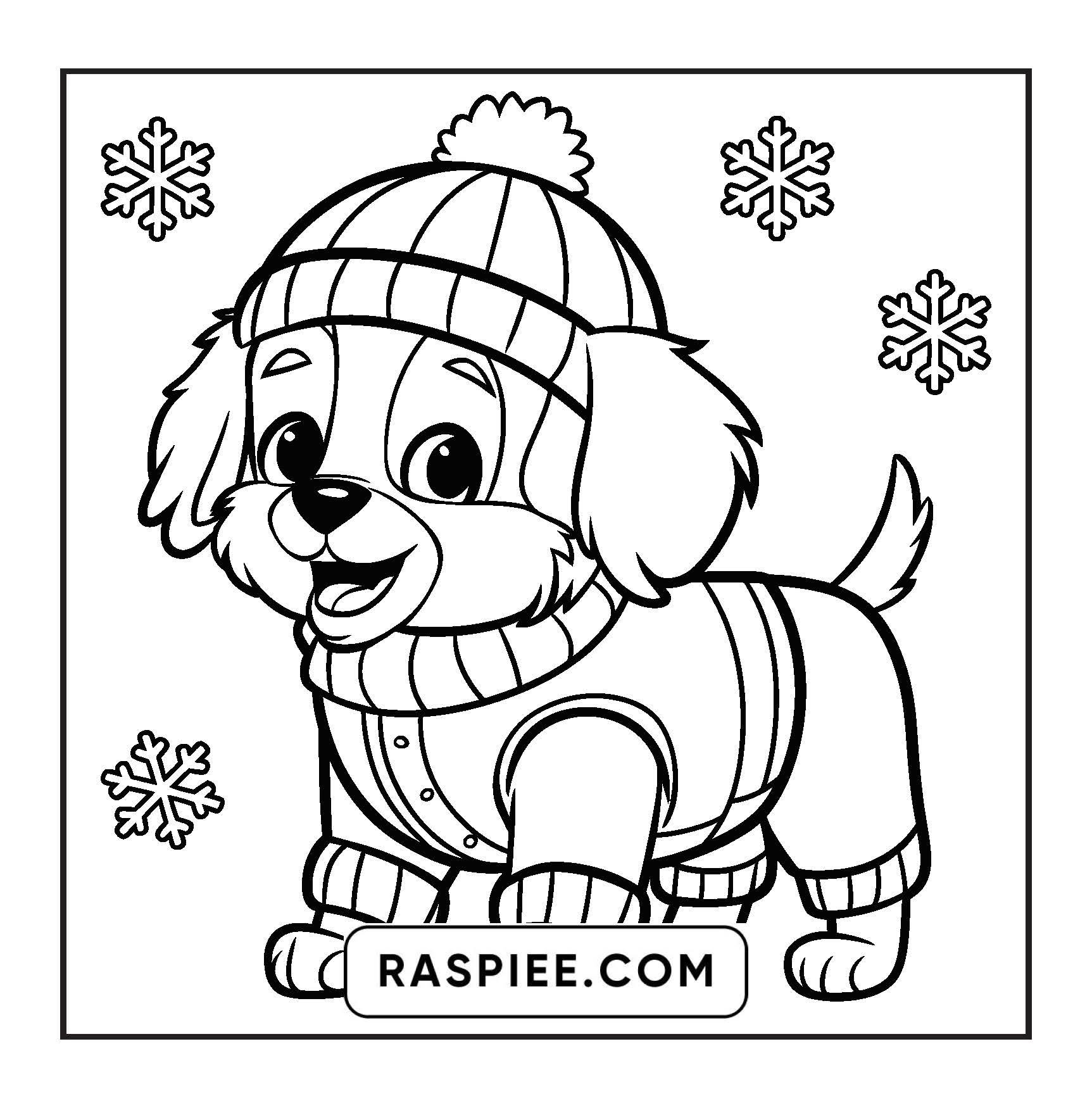 126 Bold and Easy Cozy Winter Coloring Pages