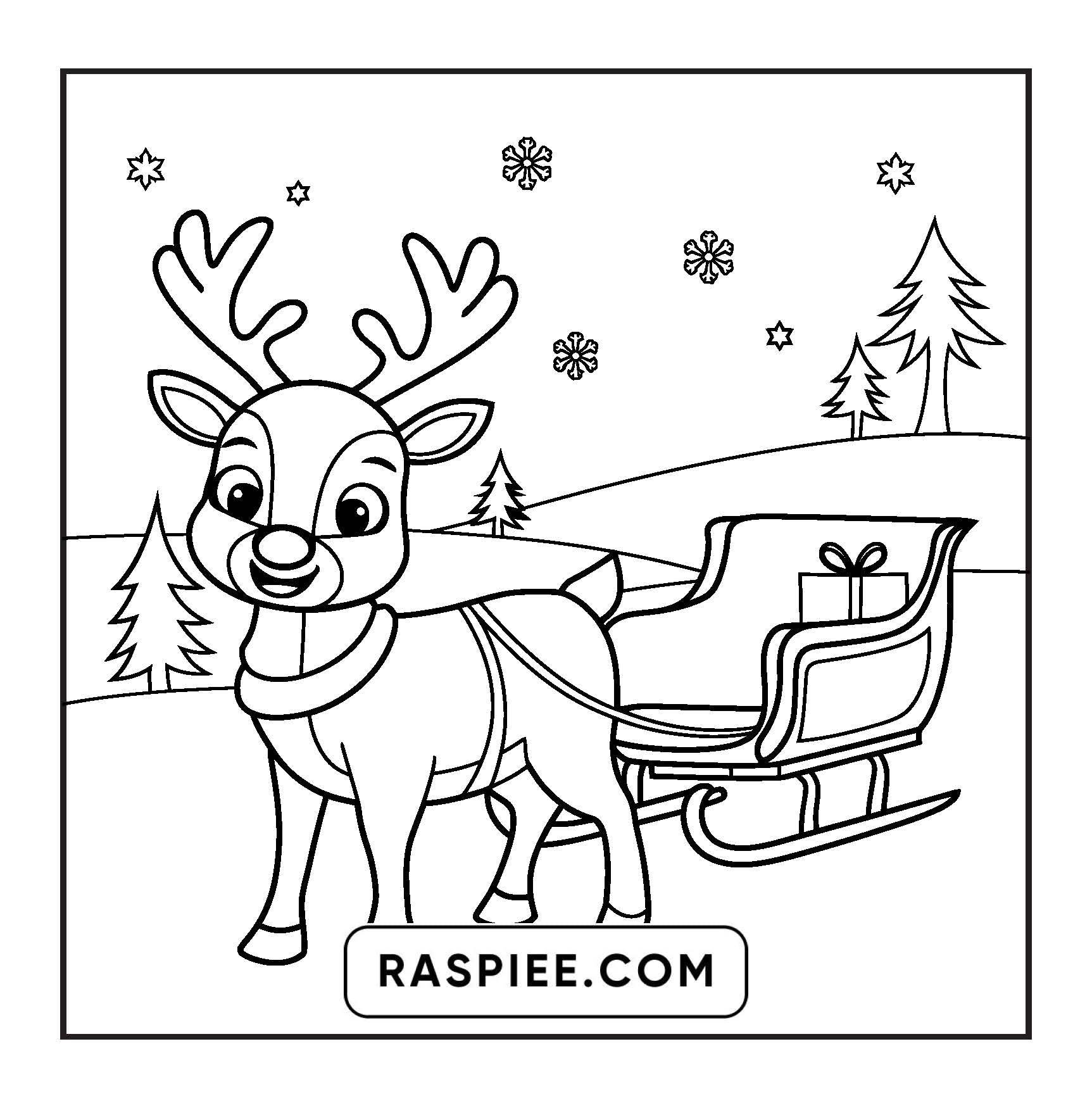 126 Bold and Easy Cozy Winter Coloring Pages
