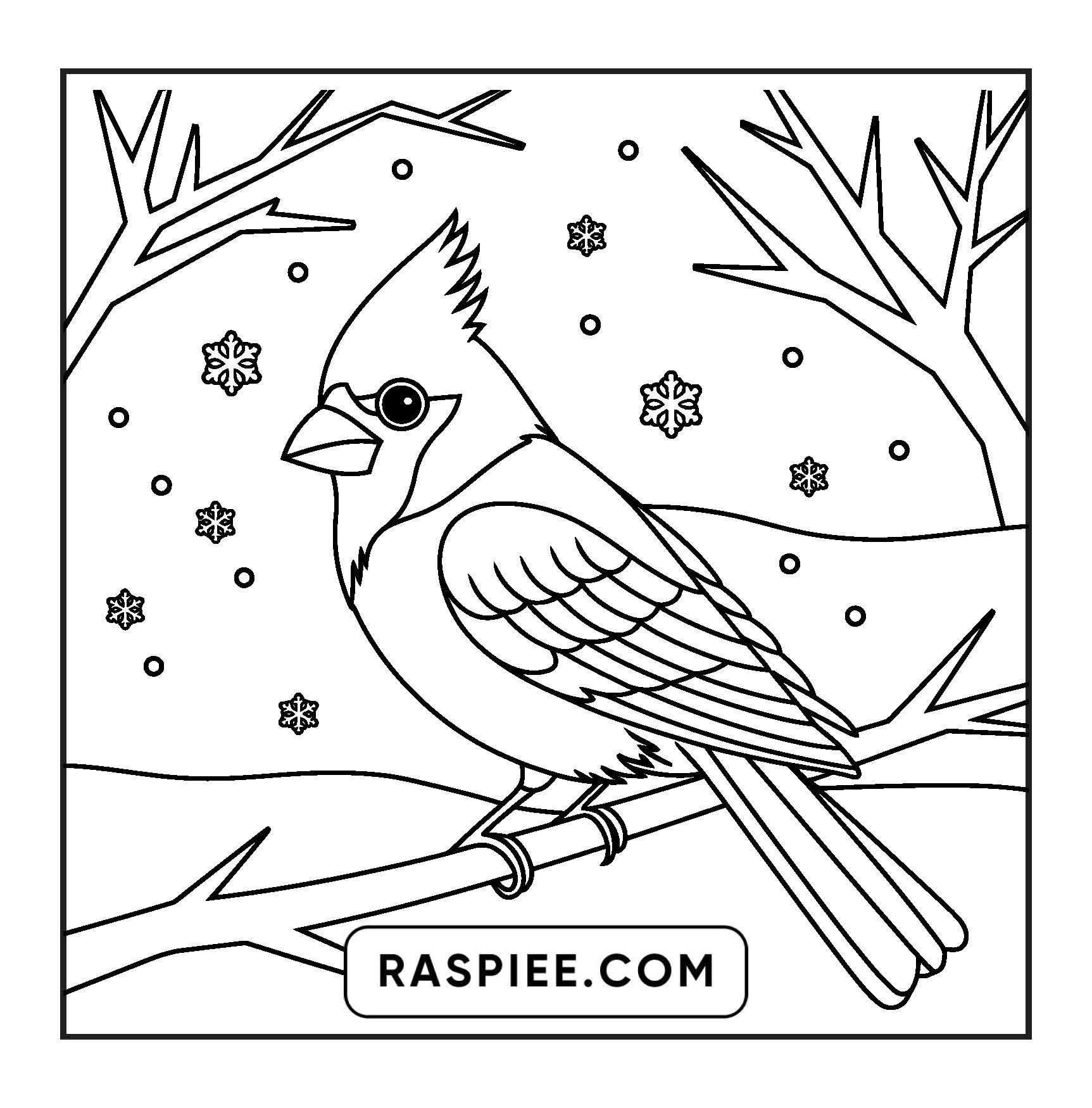 126 Bold and Easy Cozy Winter Coloring Pages