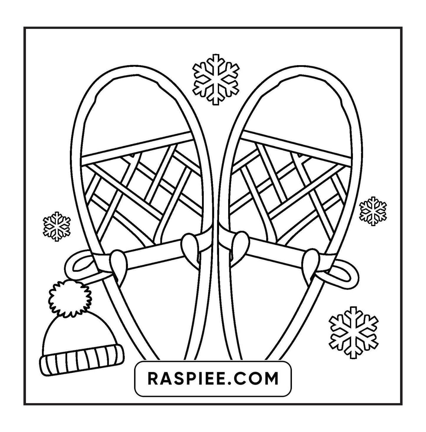 126 Bold and Easy Cozy Winter Coloring Pages