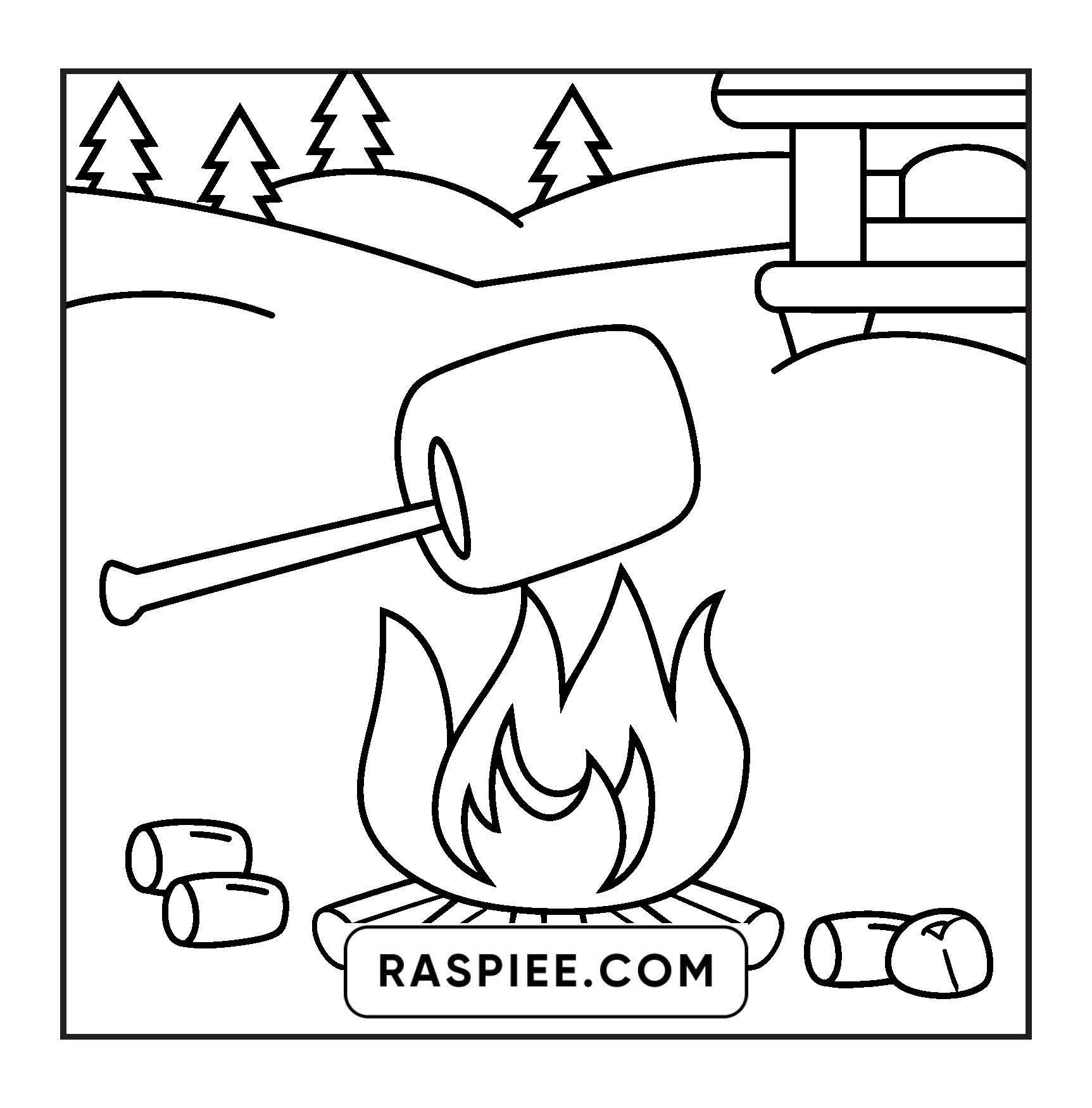 126 Bold and Easy Cozy Winter Coloring Pages