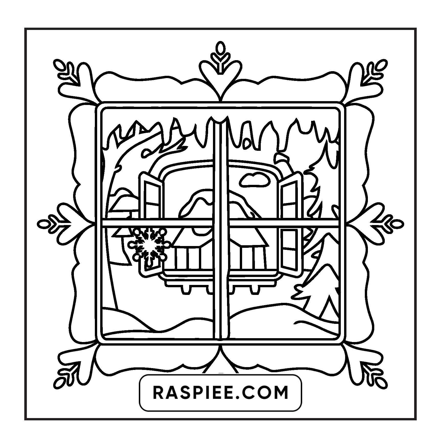 126 Bold and Easy Cozy Winter Coloring Pages