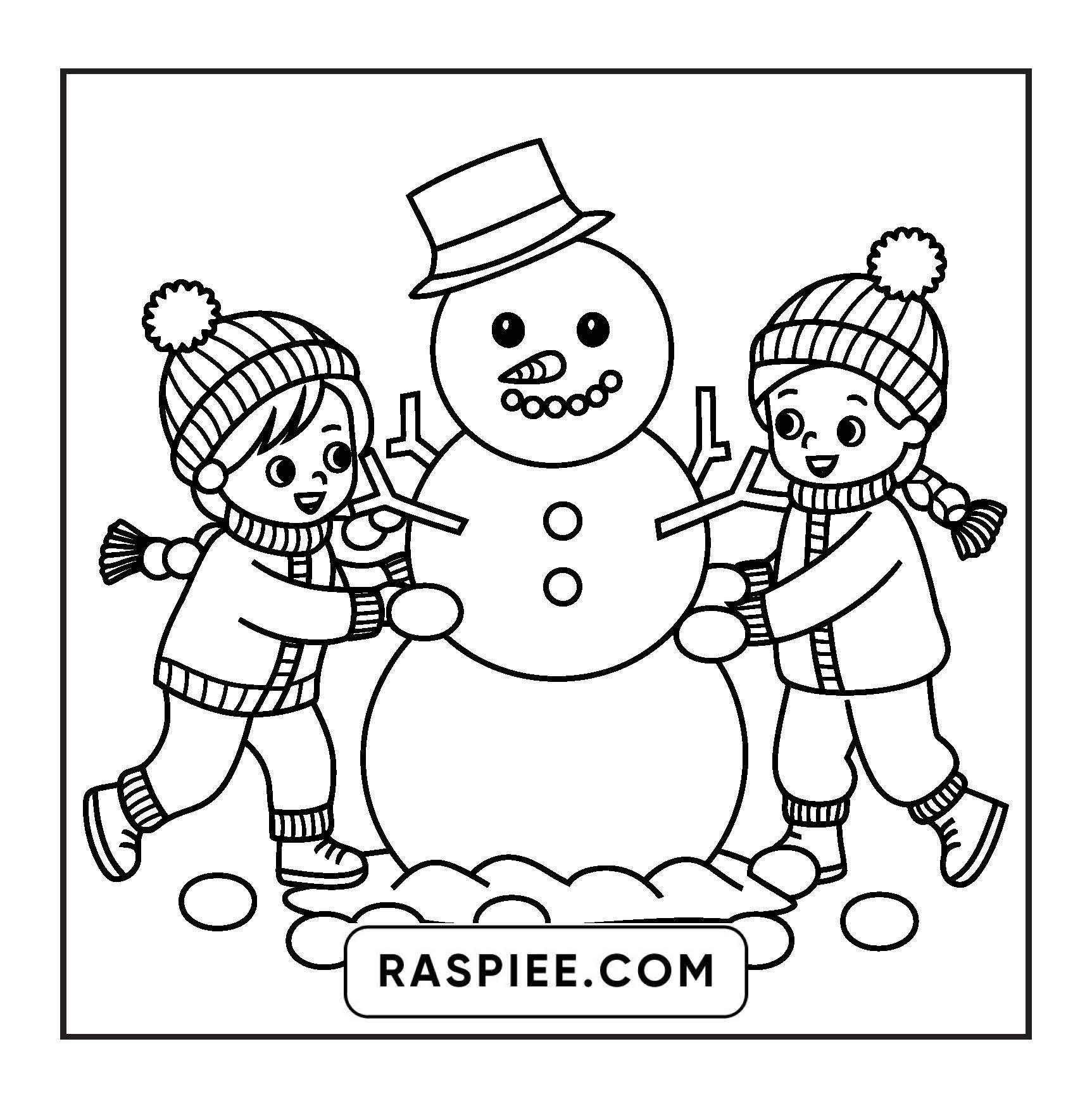 126 Bold and Easy Cozy Winter Coloring Pages
