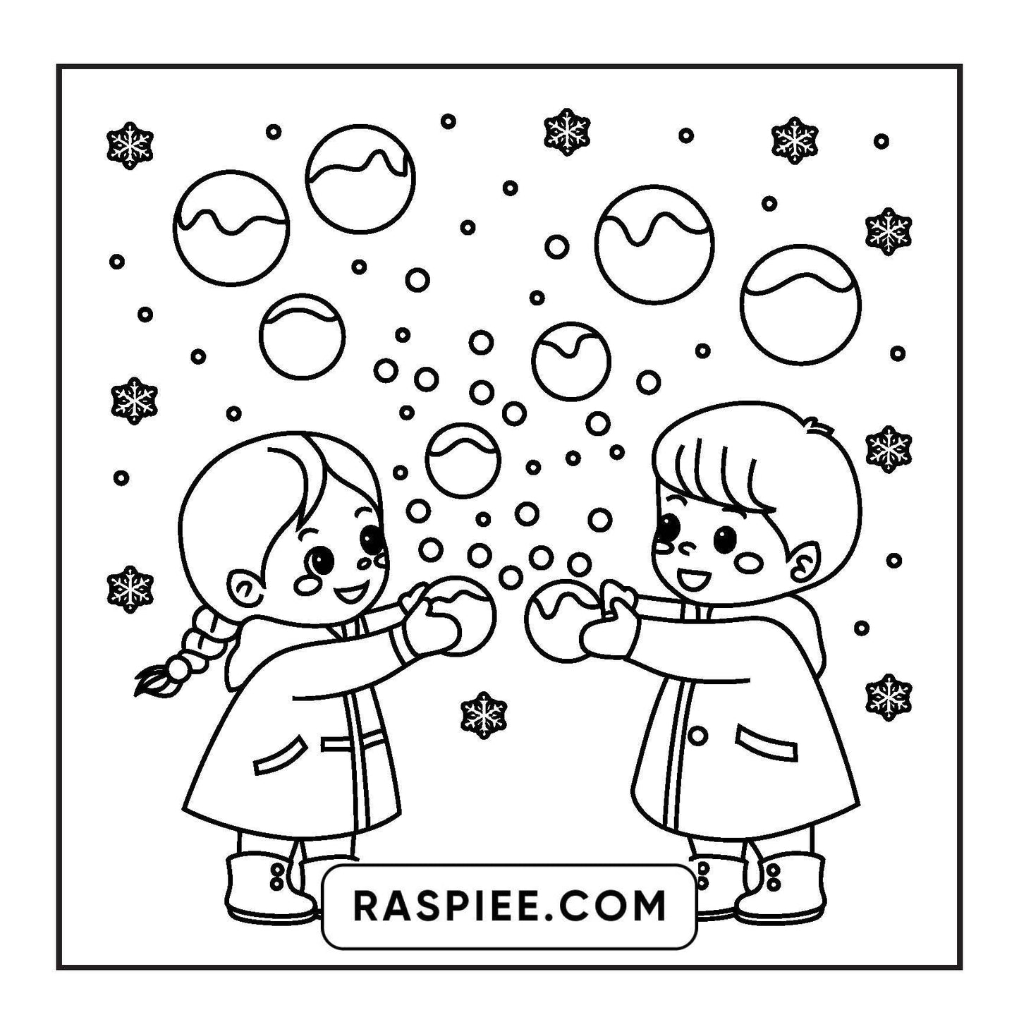 126 Bold and Easy Cozy Winter Coloring Pages