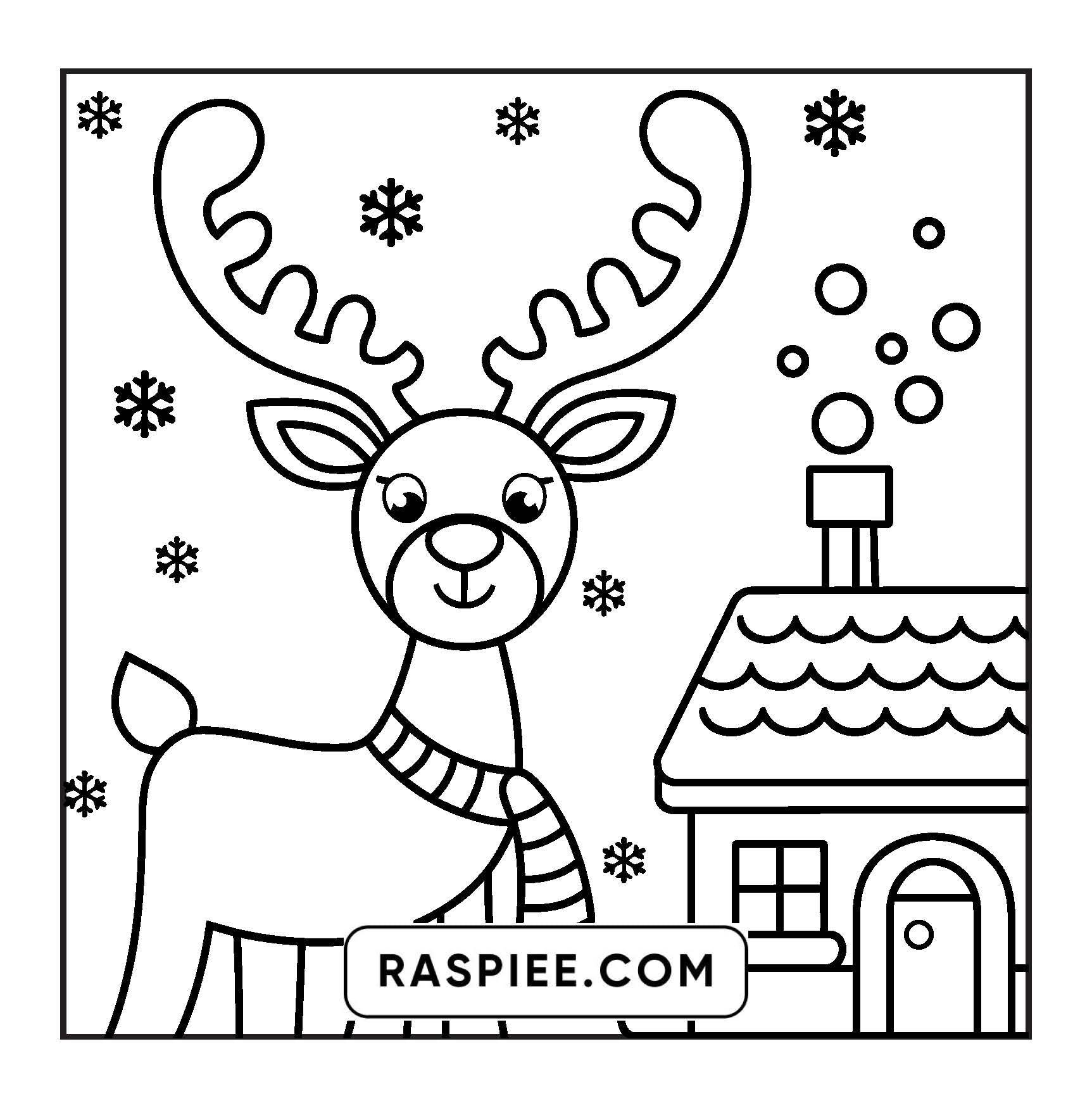 126 Bold and Easy Cozy Winter Coloring Pages