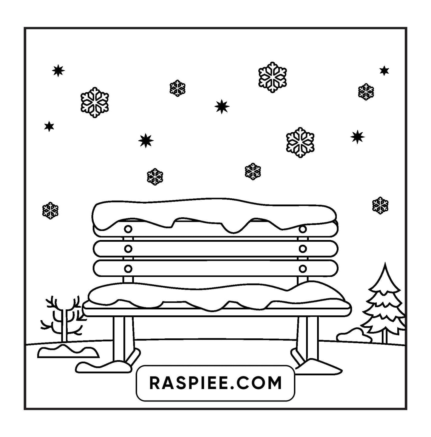 126 Bold and Easy Cozy Winter Coloring Pages