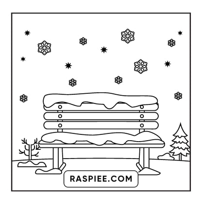 126 Bold and Easy Cozy Winter Coloring Pages