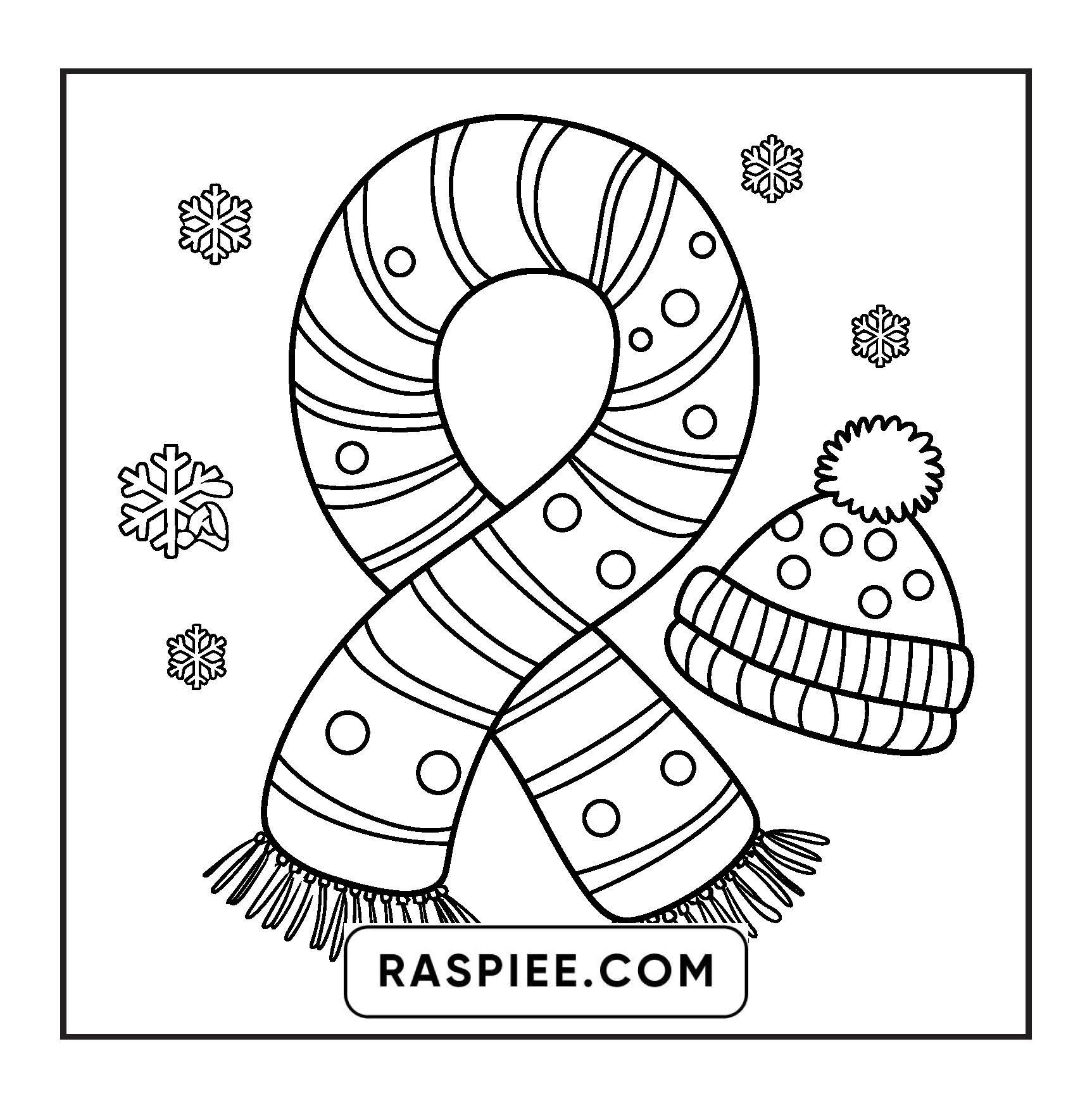 126 Bold and Easy Cozy Winter Coloring Pages