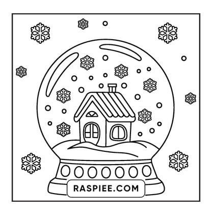 126 Bold and Easy Cozy Winter Coloring Pages
