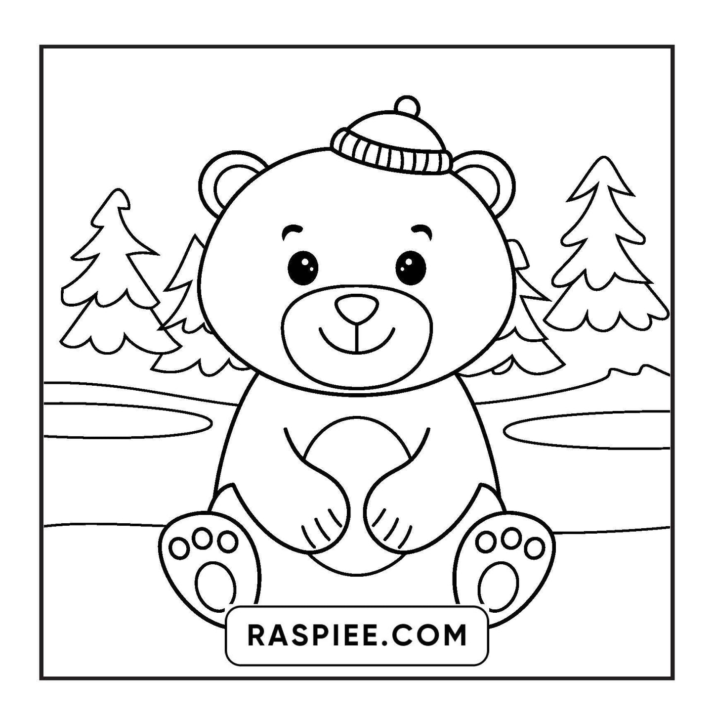 126 Bold and Easy Cozy Winter Coloring Pages