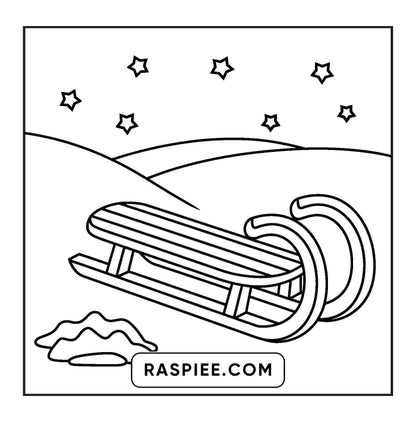 126 Bold and Easy Cozy Winter Coloring Pages
