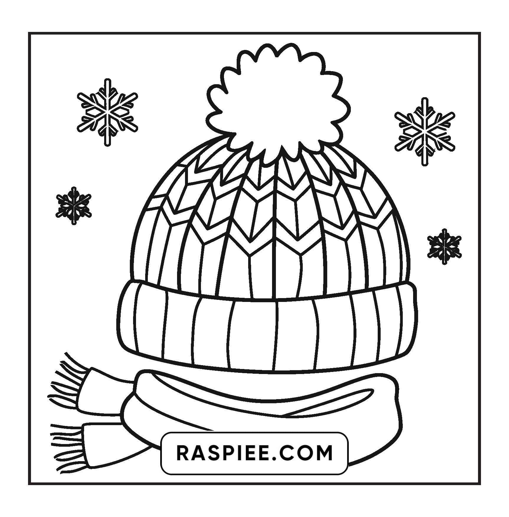 126 Bold and Easy Cozy Winter Coloring Pages