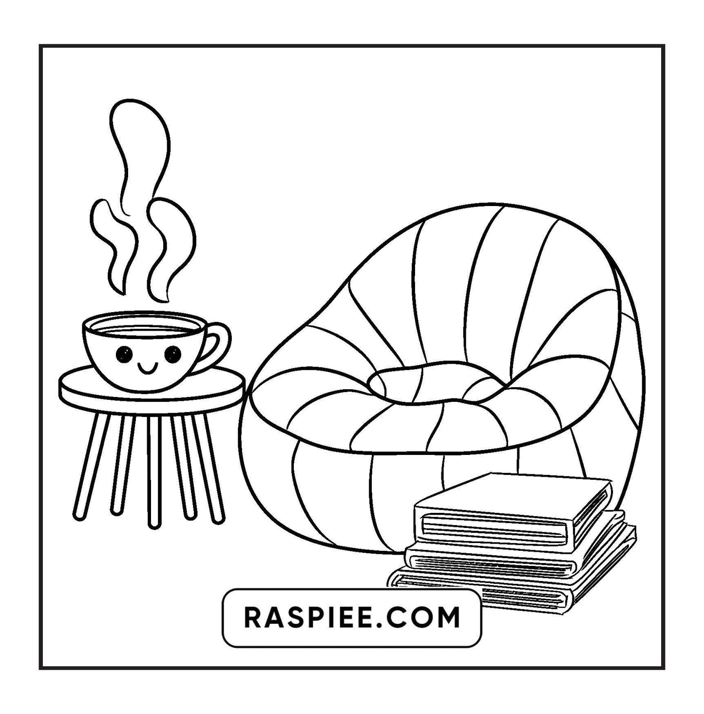 126 Bold and Easy Hygge Place Coloring Pages