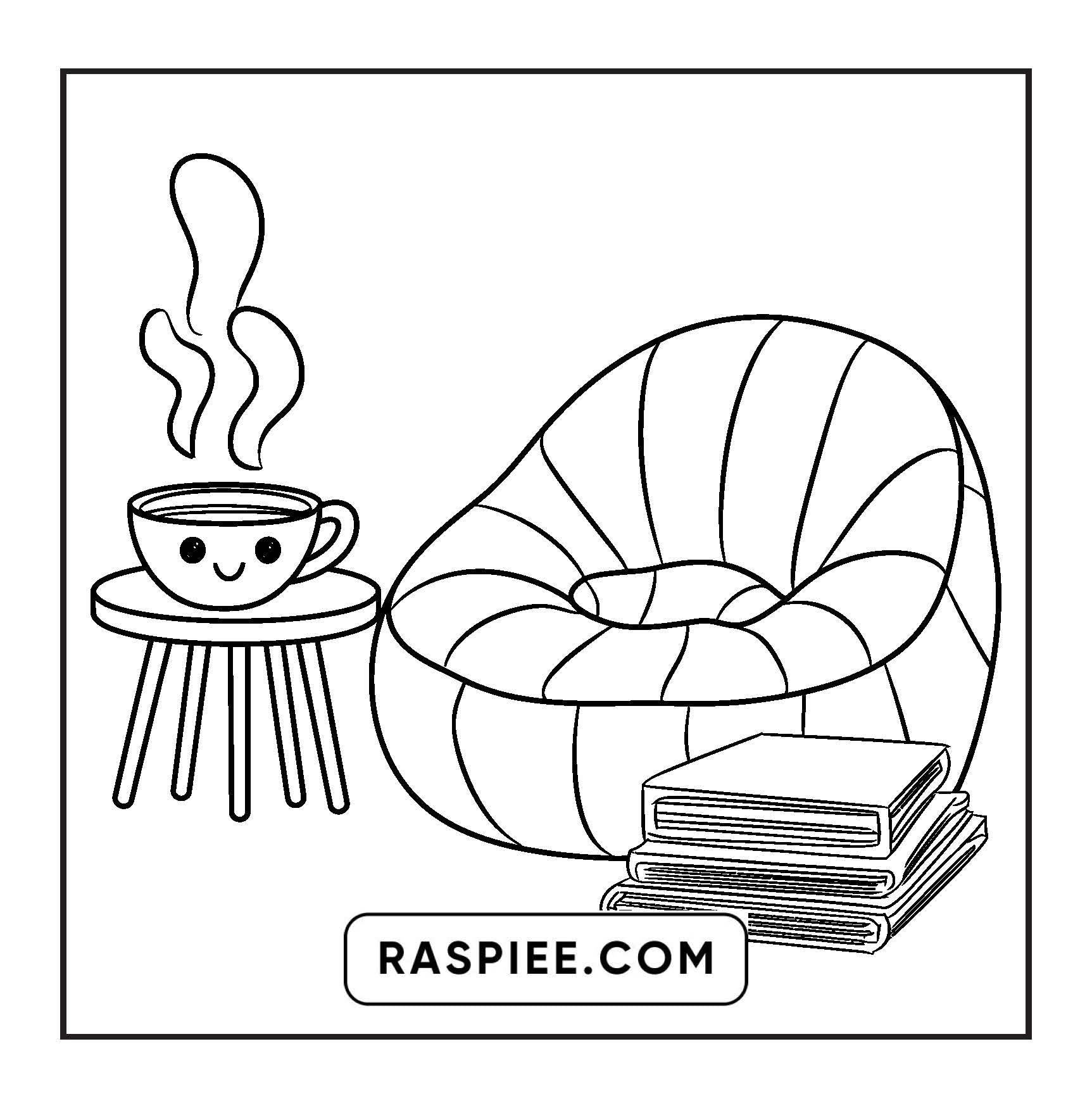 126 Bold and Easy Hygge Place Coloring Pages